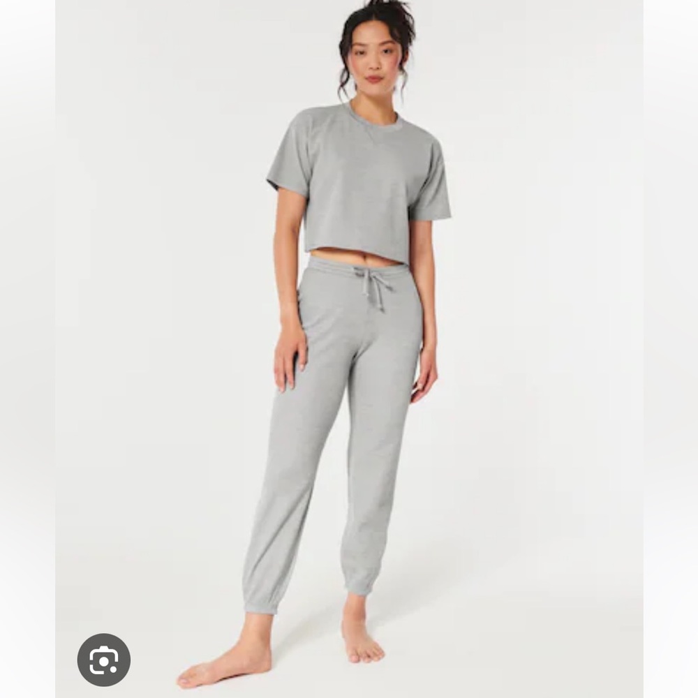 Gilly Hicks Waffle Knit Grey Joggers